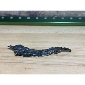 RARE! Signed Vintage Graziano Abstract Antiqued Nature Motif Pin Brooch